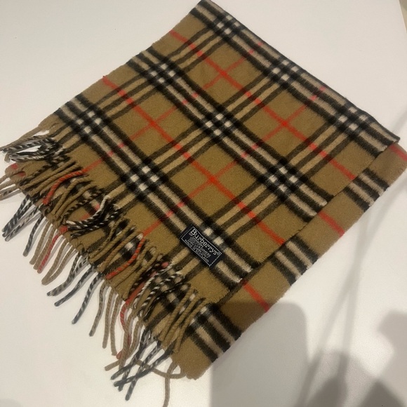 Burberry authentic scarf classic vintage style 100% cashmere nova check - Picture 1 of 8